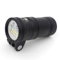 5000Lumen 100 metros Linterna de buceo impermeable uv